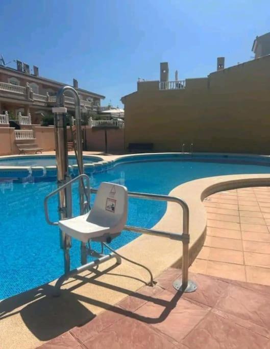 Bungalow Adaptado, Terraza Muy Grande Y Soleada. 그란 알라칸트 외부 사진
